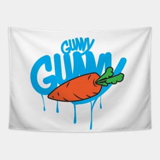 Gunny carrot rabbit cool nice fruit blue Tapestry