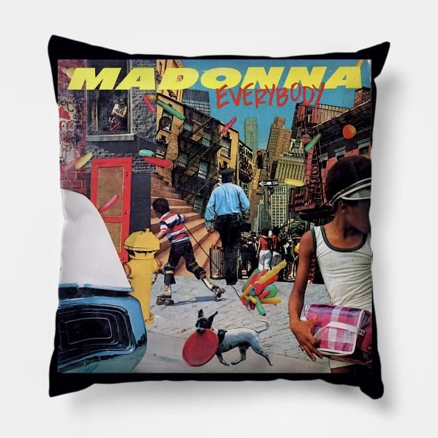 Everybody 1982 Pillow by Pop Fan Shop