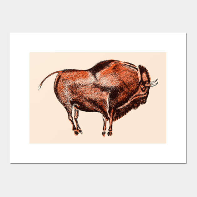 Bison Stone Age Cave Painting Altamira Spain Bison Posters