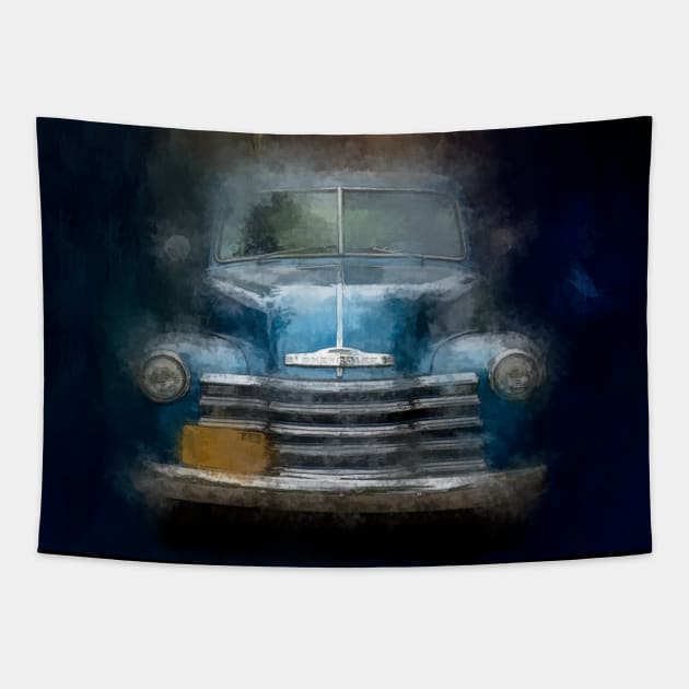 Classic Car Chevy Tapestry by Hispaniola-Fineart