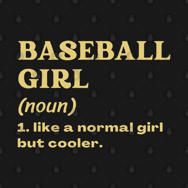 Baseball Girl by ClorindaDeRose