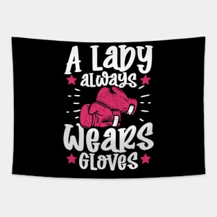 A Lady Always Wears Gloves Tapestry