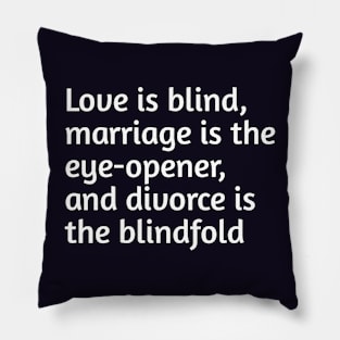 Funny valentines day joke Pillow