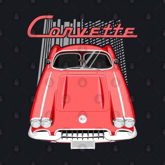 Corvette C1 1958-1960 - Red by V8social