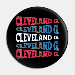 NATIONAL TEXT ART USA GROVER CLEVELAND Pin