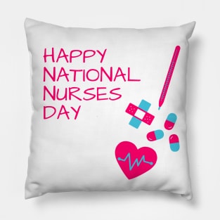 Happy National Nurses Day Pillow