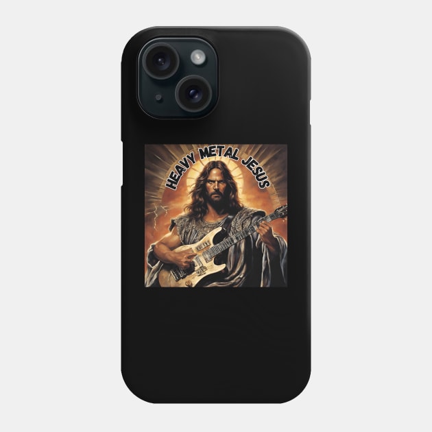 JESUS MEME - Heavy Metal Jesus Phone Case by Klau