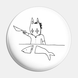 Chef (in black) Pin