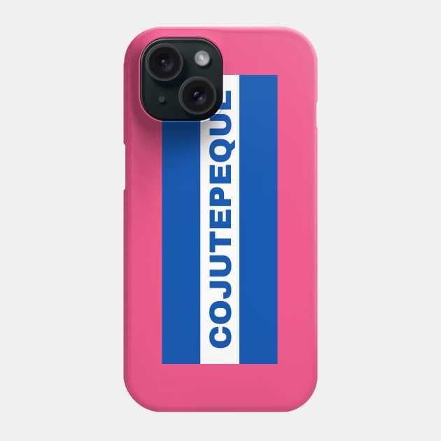 Cojutepeque City in El Salvador Flag Colors Phone Case by aybe7elf