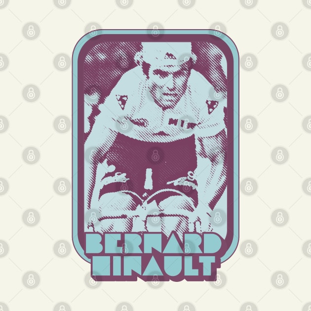 Bernard Hinault // Retro Cycling Fan Art Design by DankFutura