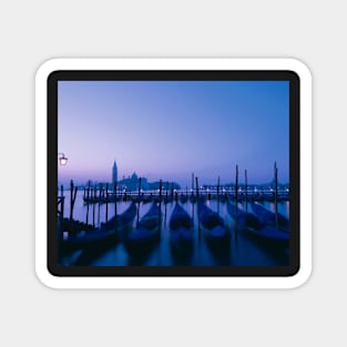 Evening gondolas Magnet