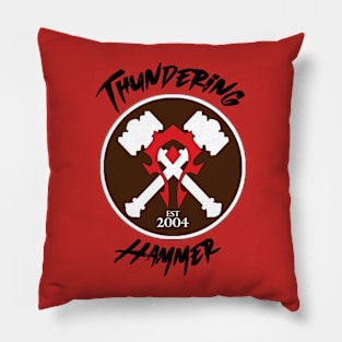 Guild Logo (Black Lettering) and Name Pillow