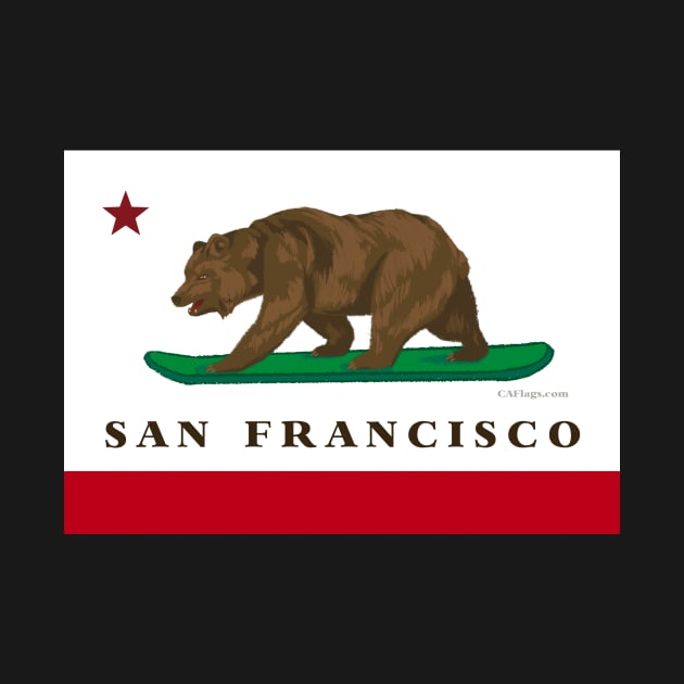 San Francisco CA Flag by HellaCali