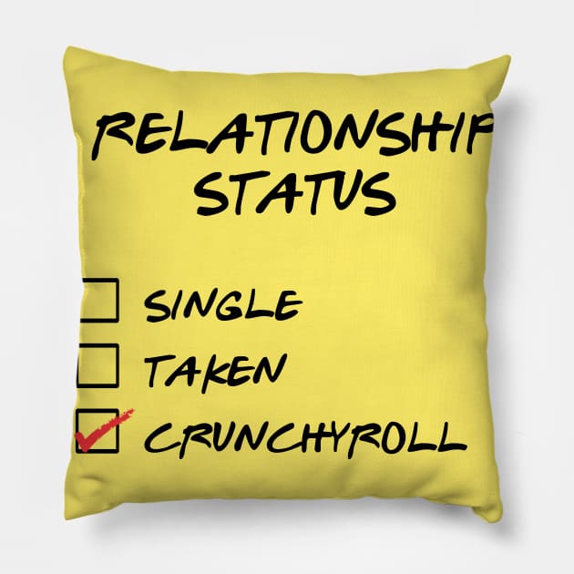 Relationship Status anime Pillow by inkonfiremx