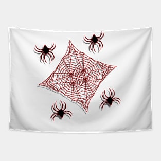 Spider Halloween Tapestry