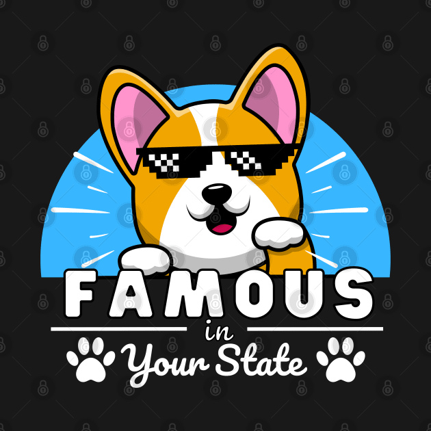 Famous in your state - Corgi by ProLakeDesigns