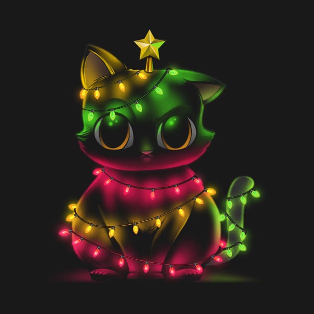Meow Catmas Lights Ugly Sweater by Tobe Fonseca by Tobe_Fonseca