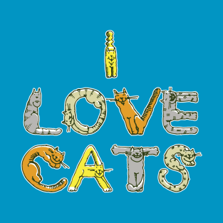 I Love Cats T-Shirt