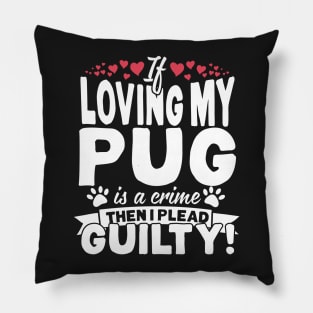 Animal Dog and Pug Lovers Christmas Gift Pillow