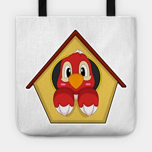 Parrot Birdhouse Tote