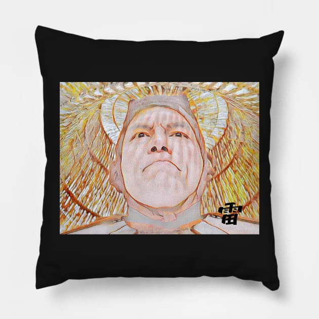 Thunder, Samson, a Lord of Death and One of the Three Storms. Pillow by HerrObst