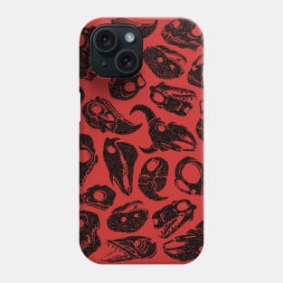 Black Animal Skulls Phone Case