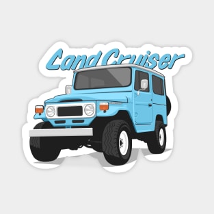 Land cruiser fj40 hardtop off road blue light Magnet