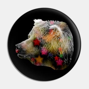 Bear Disco Pin