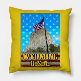 Wyoming USA Pillow