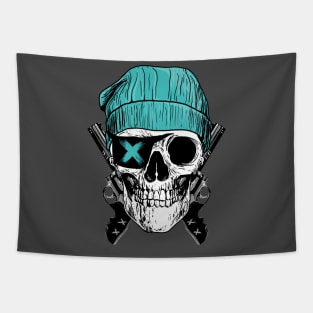 pirate skeleton Tapestry