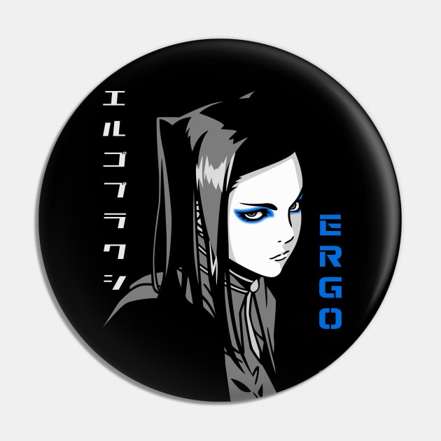 Ergo Proxy: Pins - Re-L & Proxy's Heads (Set of 2)