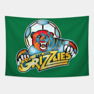 San Jose Grizzlies Soccer Tapestry