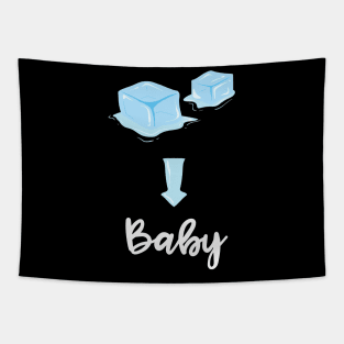 Ice Twice Baby - pregnancy announcement tshirts and gifts Tapestry