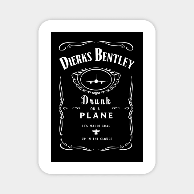 drunk on a plane Magnet by tidagor
