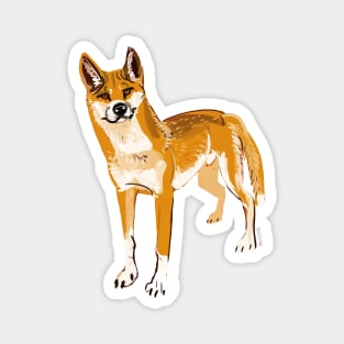 Ginger Desert Dingo Magnet