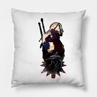 Geralt Fight with Sword Pillow