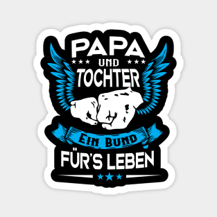 Papa und Tochter Vatertag Partnerlook Geschenk Magnet