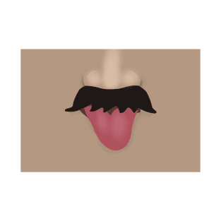 Mustache, Nose and Tongue T-Shirt