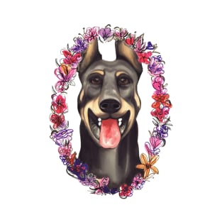 Doberman Portrait T-Shirt