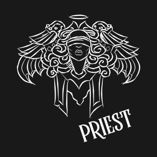 Priest Crest (White) T-Shirt