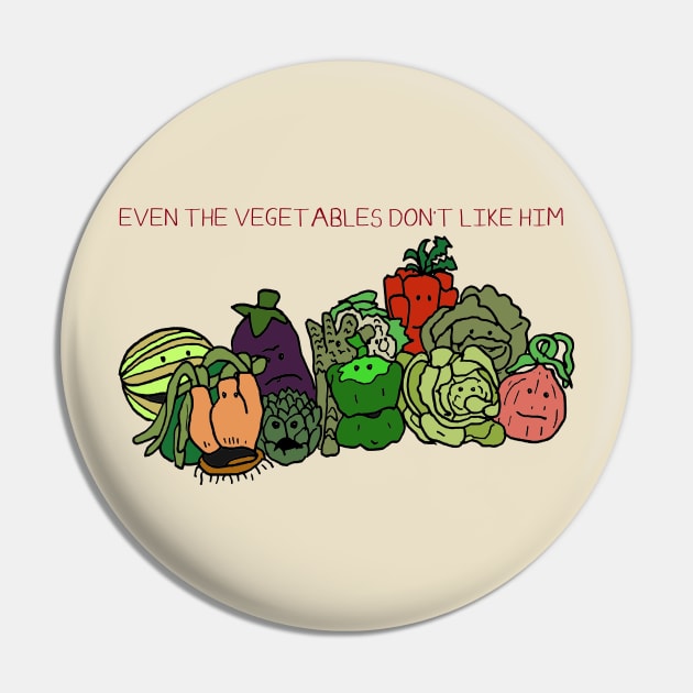 Muppet Christmas Carol - Vegetables Pin by JennyGreneIllustration