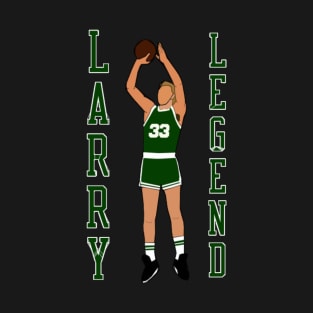 Larry Bird Larry Legend - Boston Celtics T-Shirt