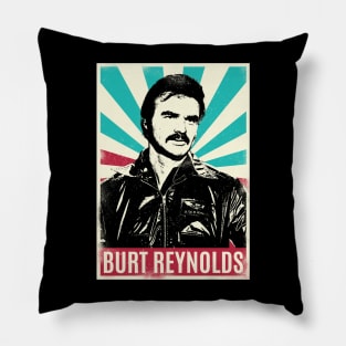 Vintage Retro Burt Reynolds Pillow