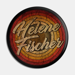 arjunthemaniac, circle retro faded Helene Fischer Pin