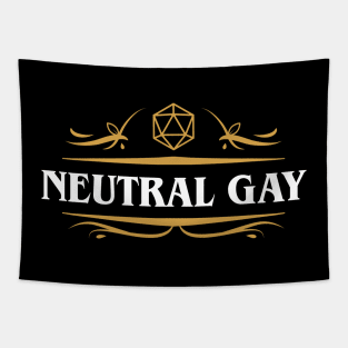 Neutral Gay Alignment Tabletop RPG Gaming Tapestry