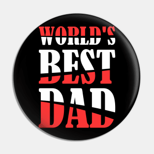 world's best dad Pin