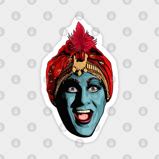 Jambi The Genie - Pee Wee Herman Magnet by MIKOLTN