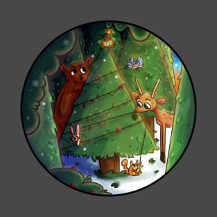 Christmas Woodland Creatures T-Shirt