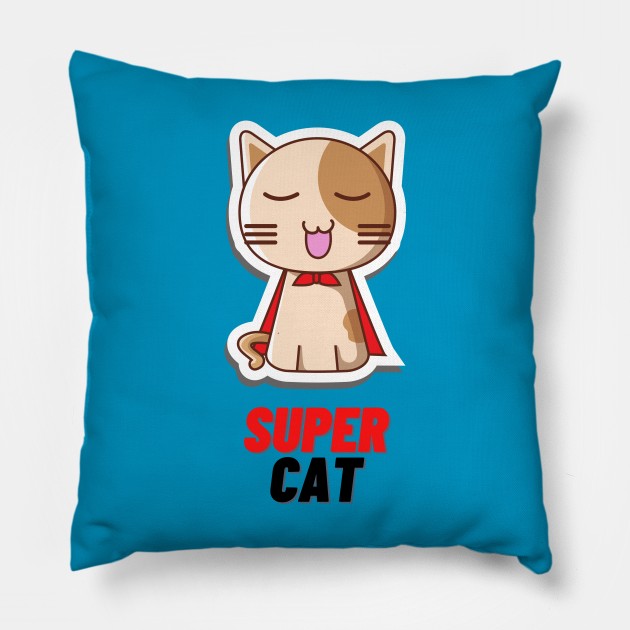 Super Cat Pillow by NickDsigns