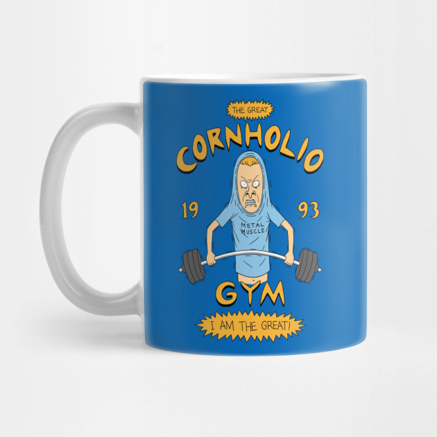 Cornholio's Gym Beavis And Butt Head Mug TeePublic